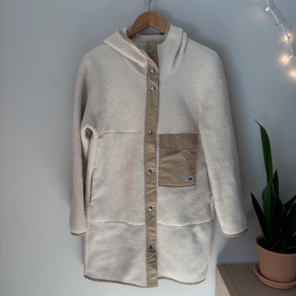 The North Face Fragment Fleece Coat women's fall midnight warm size m - Picture 1 of 5